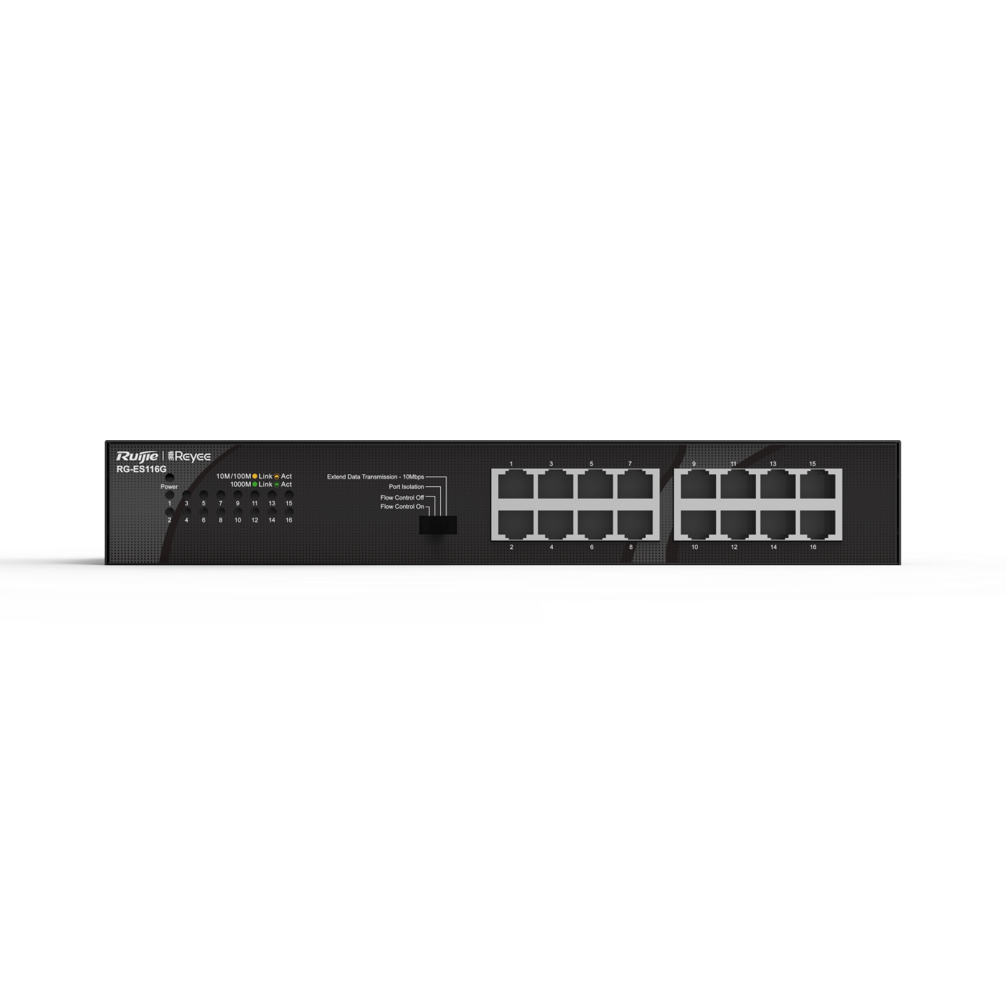 RUIJIE REYEE 16-PORT 10/100/1000MBPS NON POE UNMANAGED SWITCH RG-ES116G