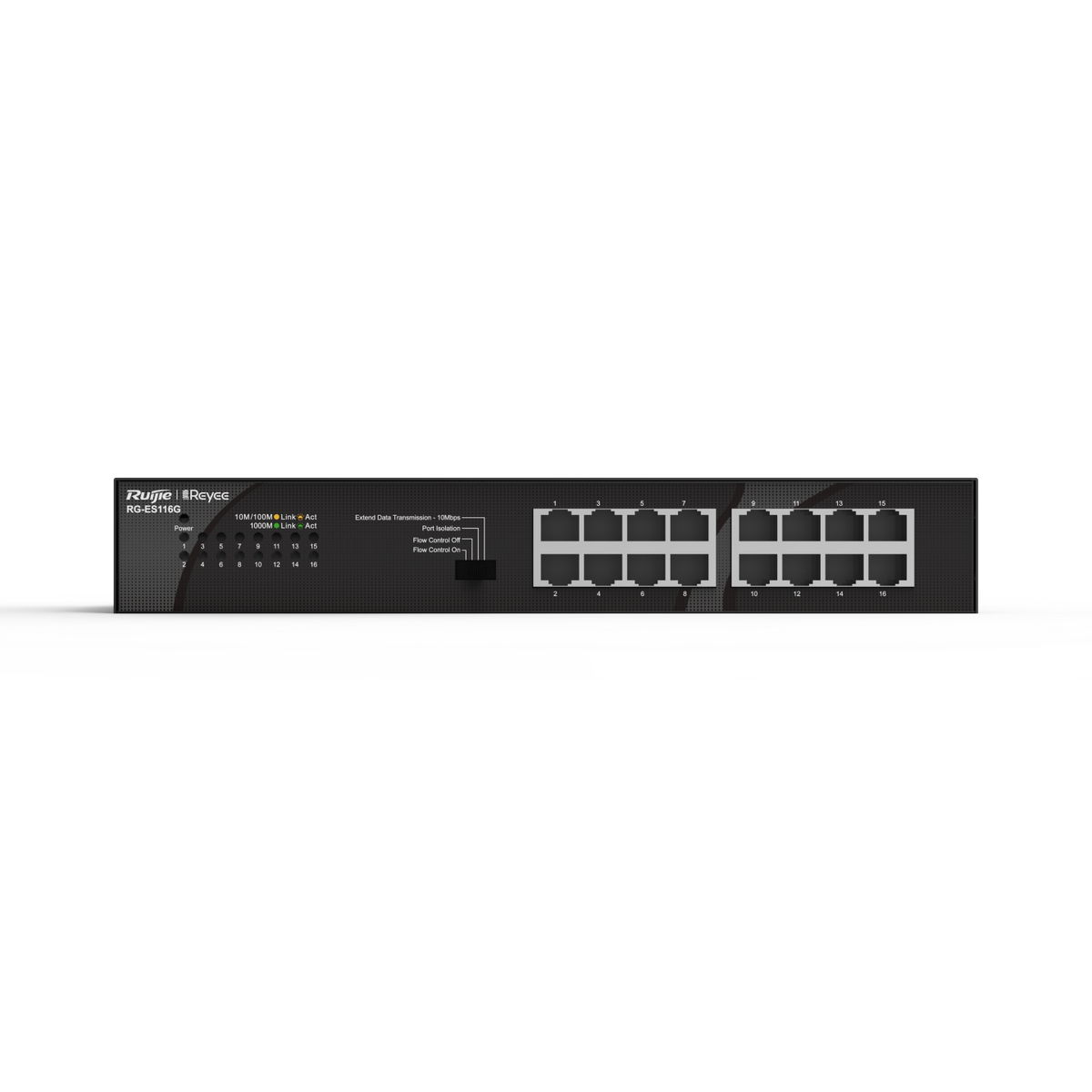 RUIJIE REYEE 16-PORT 10/100/1000MBPS NON POE UNMANAGED SWITCH RG-ES116G