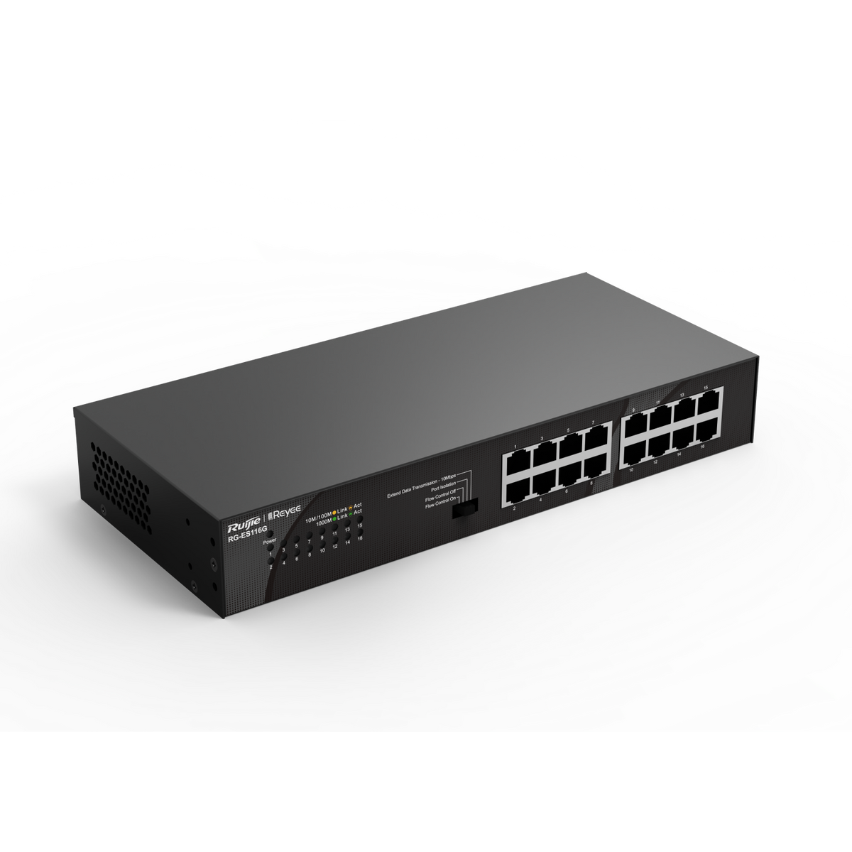 RUIJIE REYEE 16-PORT 10/100/1000MBPS NON POE UNMANAGED SWITCH RG-ES116G