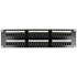 KUWES PATCH PANEL CAT6 UTP 48PORT LOADED AKS48T-KAA-C6C/BK