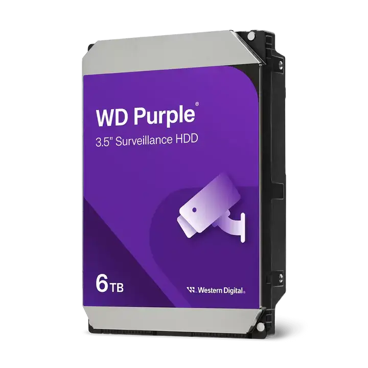 WD 6TB PURPLE SATA HDD SURVEILLANCE