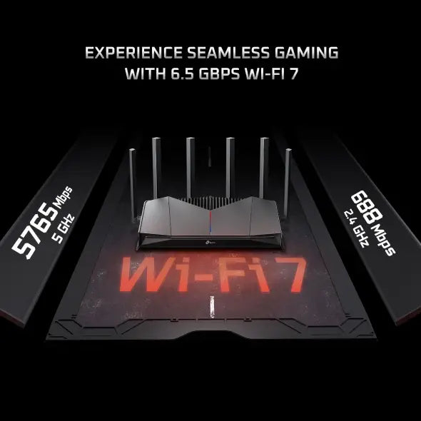 TP-LINK ARCHER GE400-BE6500 DUAL-BAND WI-FI 7 GAMING ROUTER