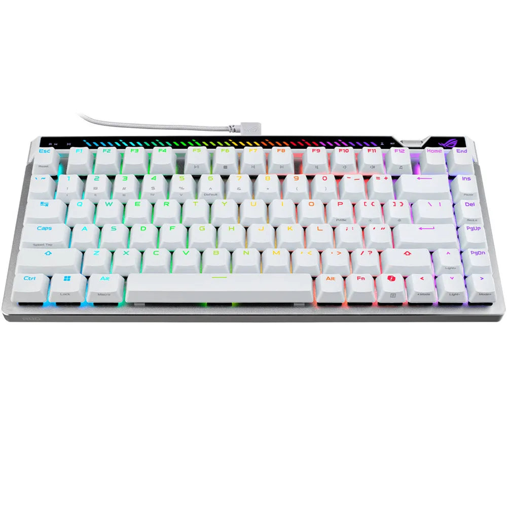ASUS M705 ROG FALCHION ACE 75HE-WHITE 75%WIRED ANALOG GAMING KEYBOARD MAGNETIC SWITCH (ARABIC/ENGLISH)