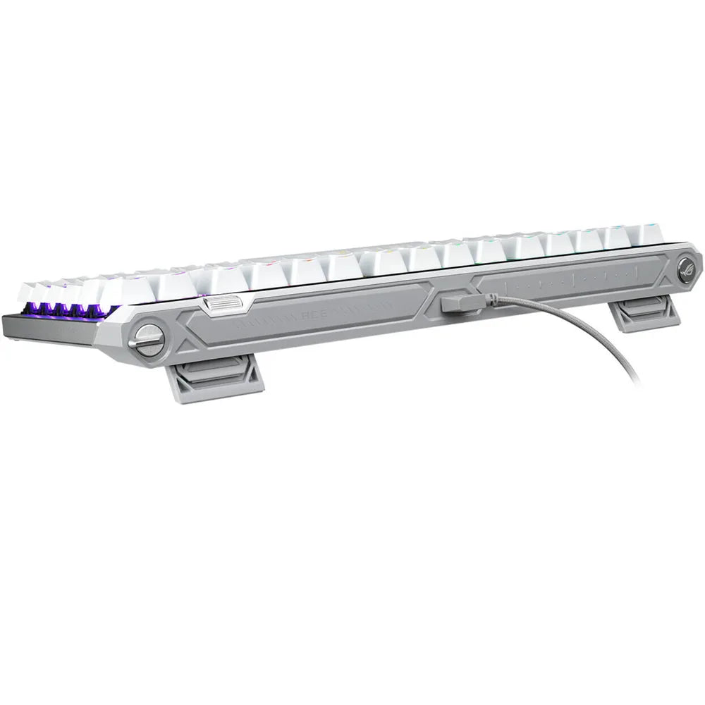ASUS M705 ROG FALCHION ACE 75HE-WHITE 75%WIRED ANALOG GAMING KEYBOARD MAGNETIC SWITCH (ARABIC/ENGLISH)