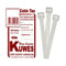 رباط كابلات كويز KSGT-250TC عدد 100 قطعة في كل عبوة أبيض/أسود