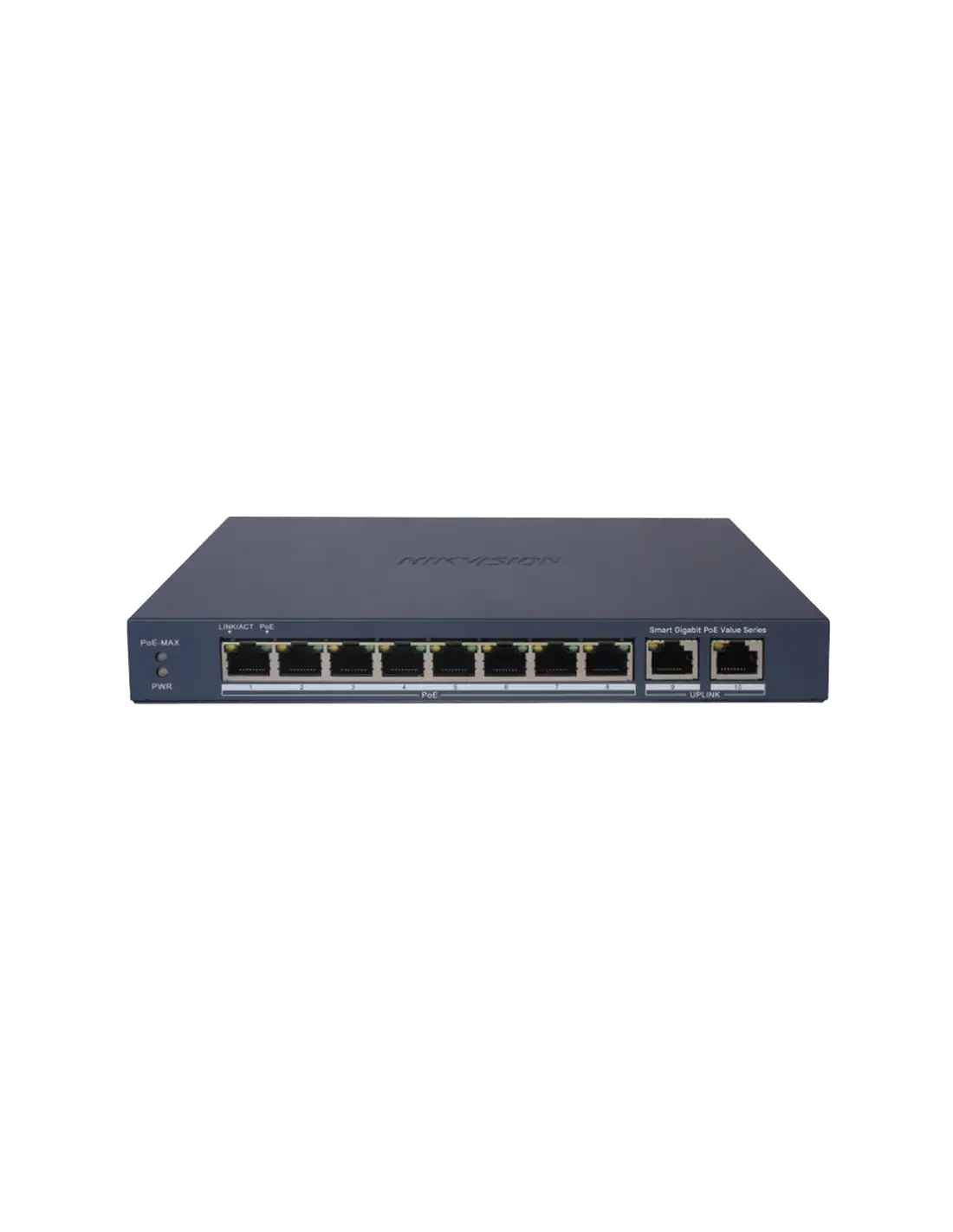 HIKVISION 8PORT 10/100/1000MBPS POE MANAGED FAST ETHERNET SMART SWITCH (DS-3E1510P-EI/M)