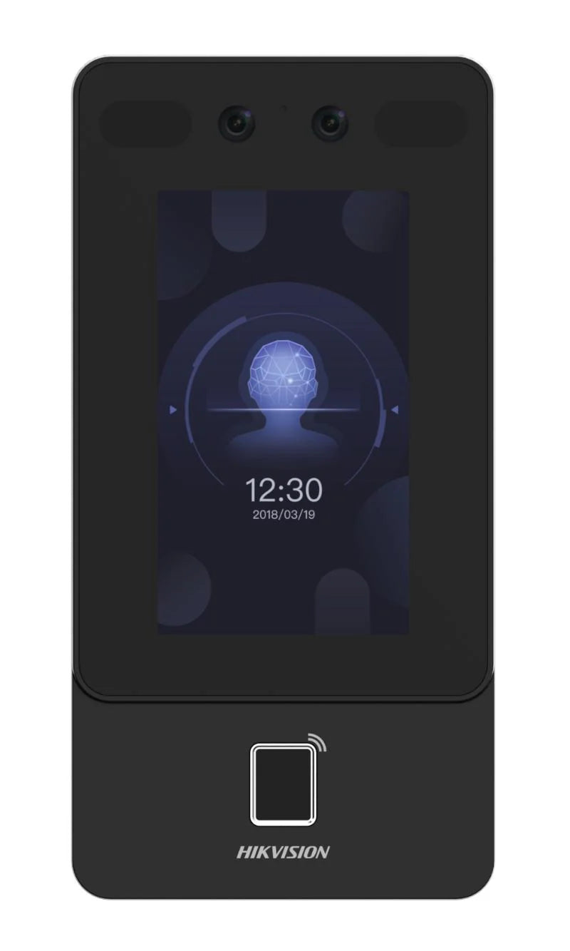 HIKVISION FACE RECOGNITION TERMINAL FINGERPRINT,FACE RECOGNITION,CARD & EVENT CAPACITY DS-K1T342MFWX-E1
