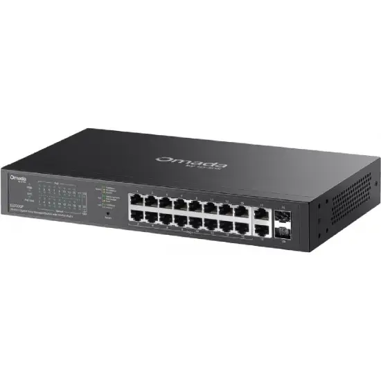 TP-LINK ES220GP 20-PORTS GIGABIT POE +2 SFP +2UPLINK MANAGED SWITCH 150W