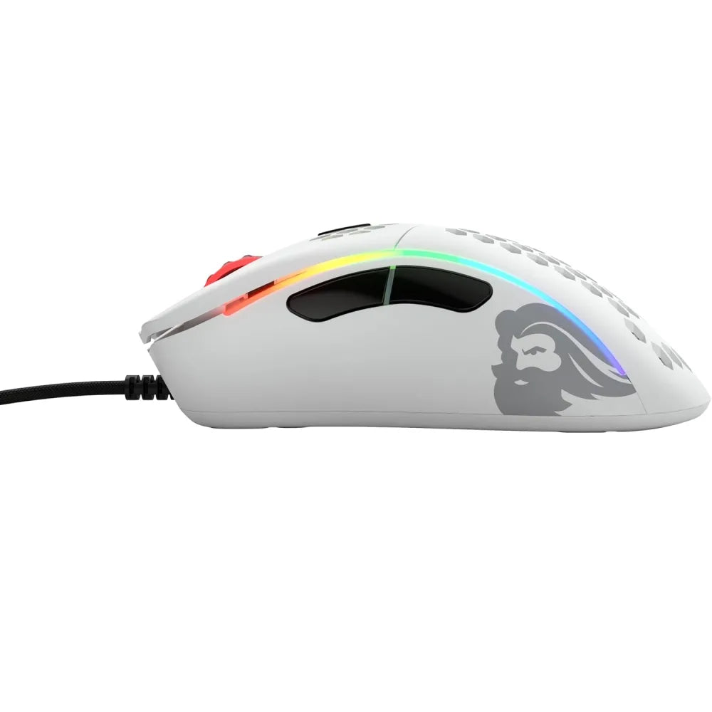 GLORIOUS MODEL D MINUS WIRED GAMING MOUSE 61G-MATTE WHITE