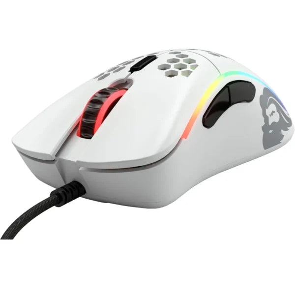 GLORIOUS MODEL D MINUS WIRED GAMING MOUSE 61G-MATTE WHITE