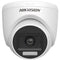 HIKVISION كاميرا مراقبة قبة ثابتة داخلية تناظرية 5 ميجابكسل بتقنية Hybrid Light الذكية للصوت بدقة 3K (DS-2CE76K0T-LPFS)