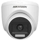 HIKVISION كاميرا مراقبة قبة ثابتة داخلية تناظرية 5 ميجابكسل بتقنية Hybrid Light الذكية للصوت بدقة 3K (DS-2CE76K0T-LPFS)