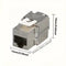 KUWES CAT6A STP 10G KEYSTONE JACK TOOL-LESS MODULE KSNT-TLSS-ABL-C6A-S3M