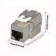 KUWES CAT6A STP 10G KEYSTONE JACK TOOL-LESS MODULE KSNT-TLSS-ABL-C6A-S3M