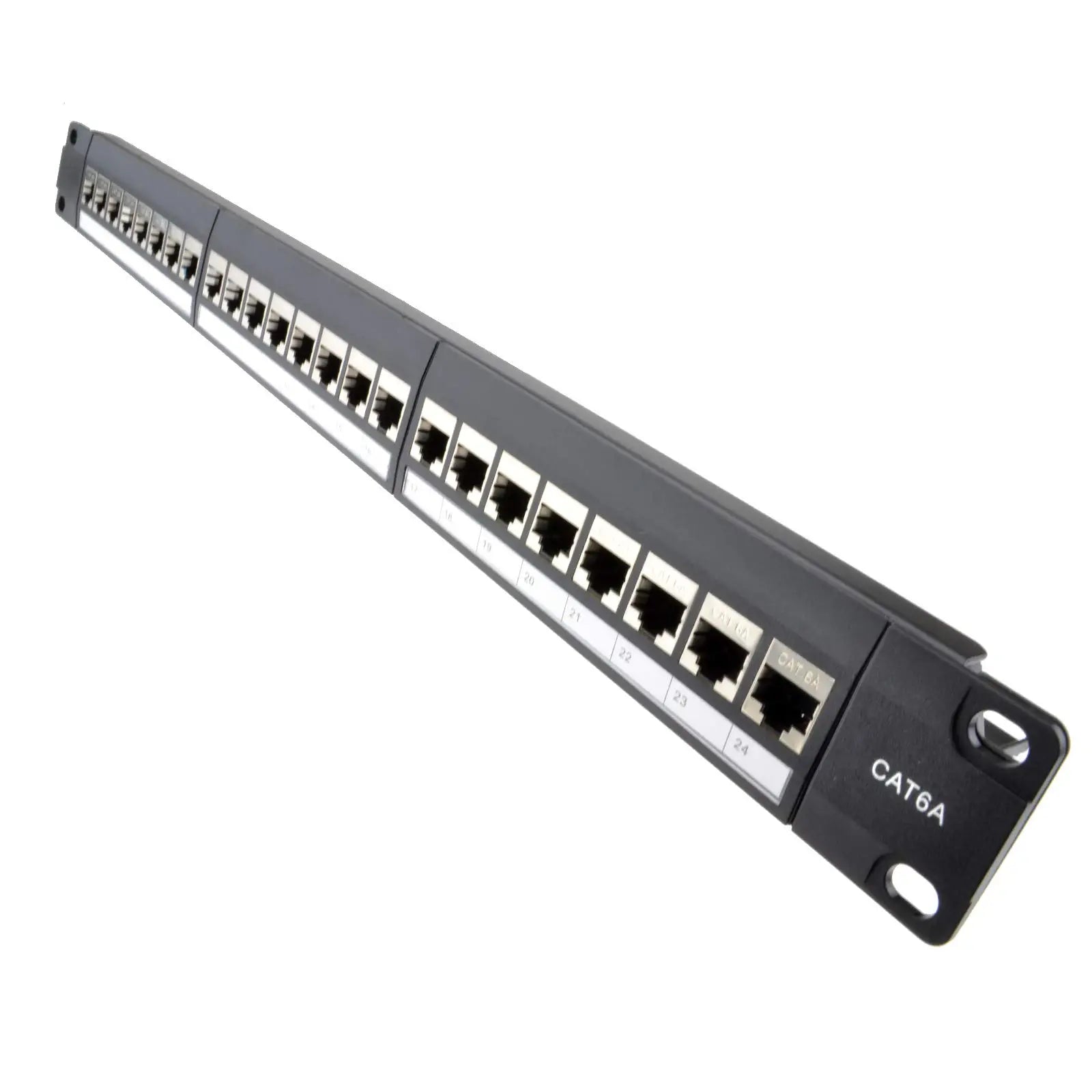 KUWES PATCH PANEL CAT6A UTP 24PORT WITH MODULE KSNT-24ABL-C6A