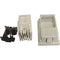 KUWES CAT6 UTP BRACKET WITH SHUTTER MODULE (25X50mm) AKL-25-7110-19