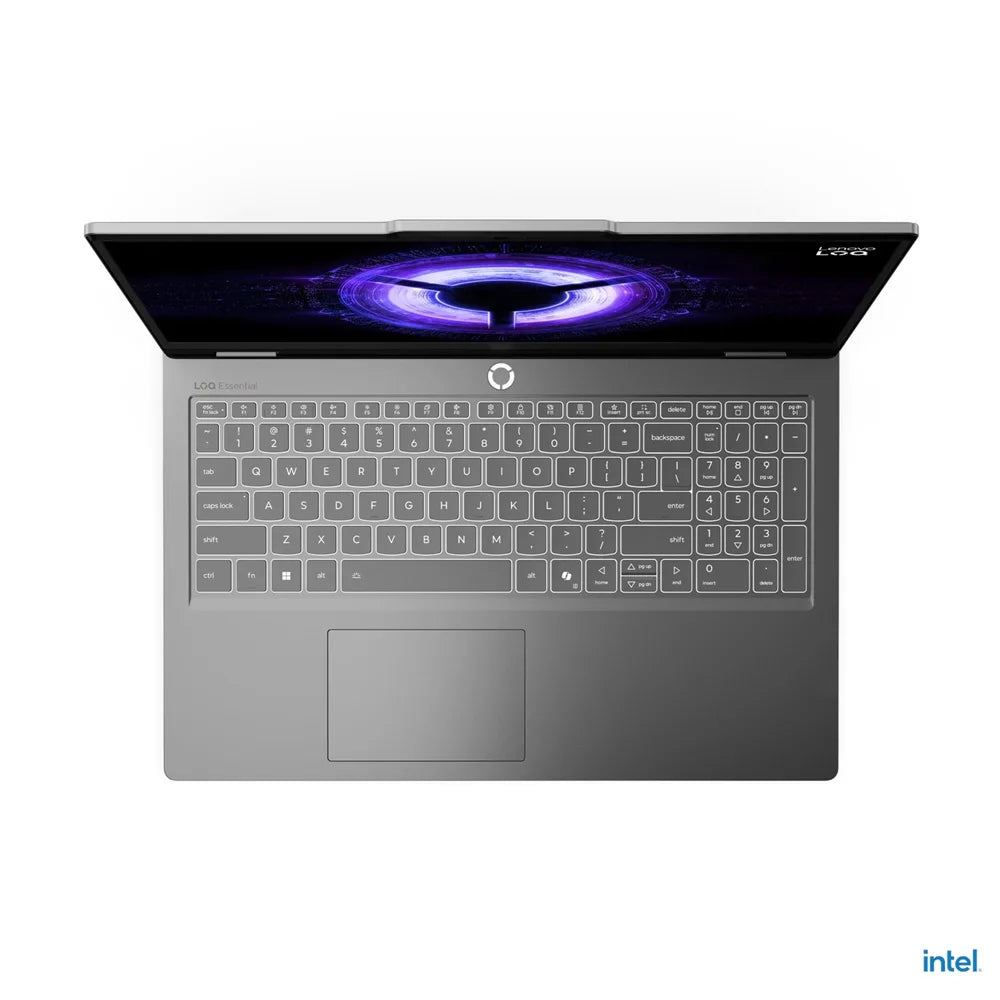 LENOVO GAMING LAPTOP LOQ ESSENTIAL 15IRX11 15.6” FHD 144HZ, I7-13650HX, RTX 5050 8GB. 16GB RAM, 512GB NVME, DOS, GREY