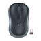 LOGITECH M185 WIRELESS MOUSE BLACK GREY