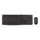 LOGITECH WIRED KEYBOARD AND MOUSE MK120 COMBO SET