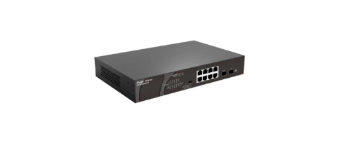 RUIJIE REYEE 8-PORT 10/100/1000MBPS RG-ES110GDS-P UNMANAGED POE +2SFP SWITCH