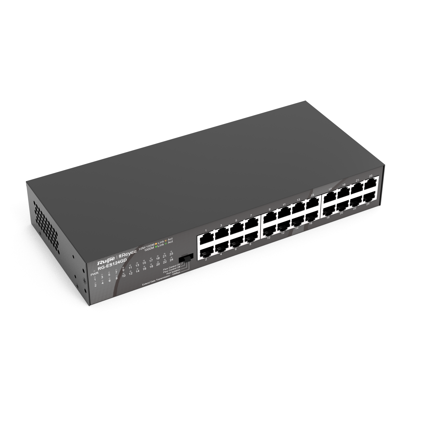 RUIJIE REYEE 24-PORT 10/100/1000MBPS NON POE UNMANAGED SWITCH RG-ES124GD