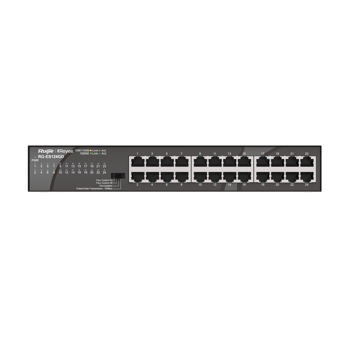 RUIJIE REYEE 24-PORT 10/100/1000MBPS NON POE UNMANAGED SWITCH RG-ES124GD