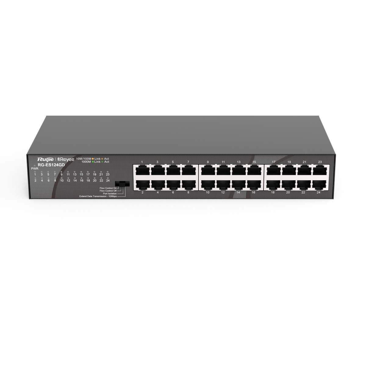 RUIJIE REYEE 24-PORT 10/100/1000MBPS NON POE UNMANAGED SWITCH RG-ES124GD