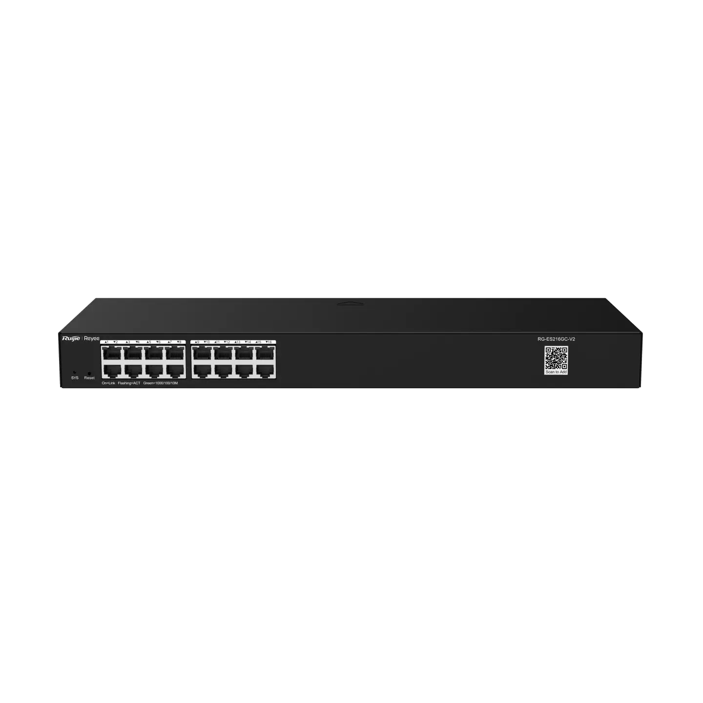 RUIJIE REYEE 16-PORT 10/100/1000MBPS NON POE MANAGED SWITCH RG-ES216GC