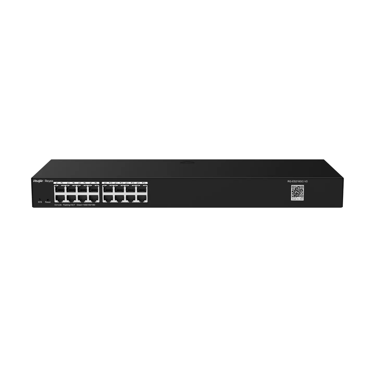 RUIJIE REYEE 16-PORT 10/100/1000MBPS NON POE MANAGED SWITCH RG-ES216GC