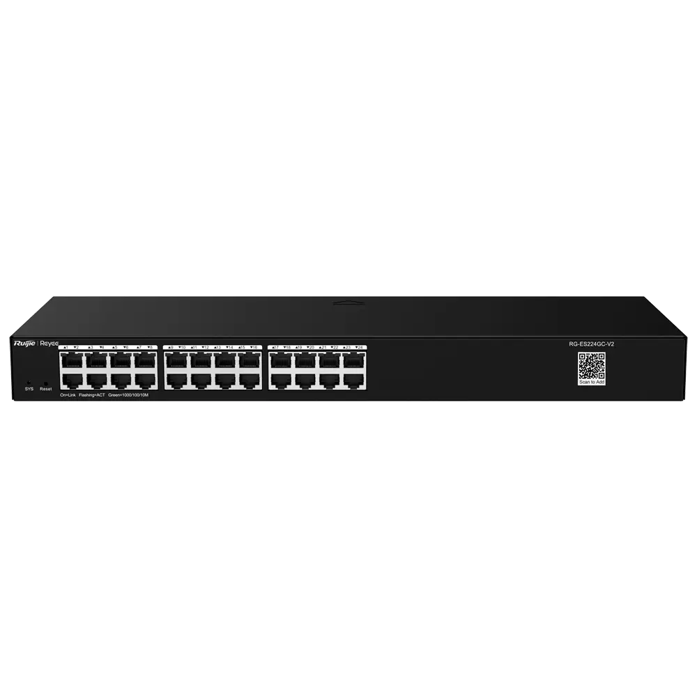 RUIJIE REYEE 24-PORT 10/100/1000MBPS NON POE MANAGED SWITCH RG-ES224GC
