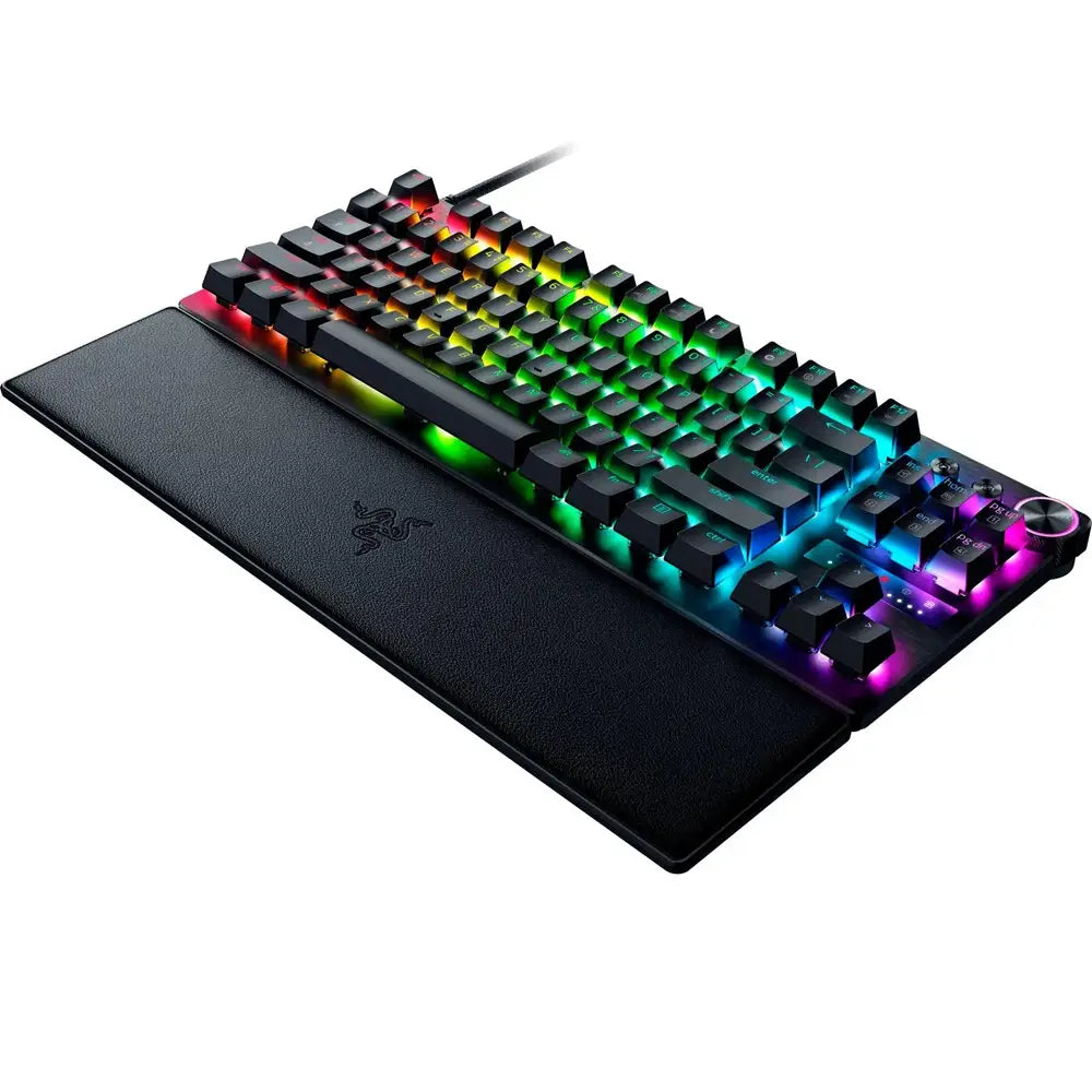 RAZER HUNTSMAN V3 PRO TENKEYLESS 8KHZ BLACK ANALOG OPTICAL ESPORTS GAMING KEYBOARD