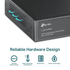 مفتاح شبكة مُدار TP-LINK TL-SG1218MPE ذو 18 منفذ جيجابت POE + منفذي SFP بقوة 250 واط