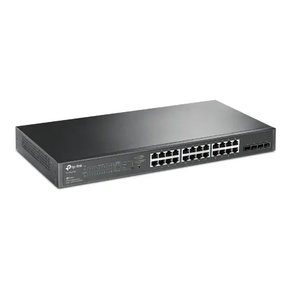TP-LINK TL-SG2428P 28 منفذاً جيجابت PoE+ محوّل مُدار بـ 4 منافذ SFP بقدرة 250 واط