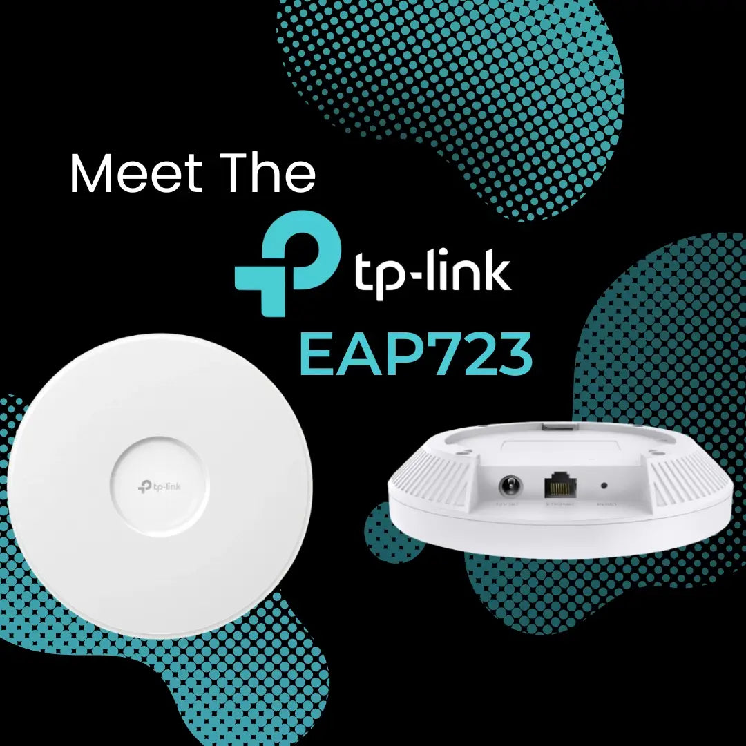 TP-LINK EAP723 BE3600 CEILING MOUNT WI-FI 7 DUAL-BAND GIGABITE ACCESS POINT
