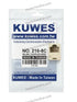 وصلة تمديد كيبل إيثرنت كات 6 مضمنة من KUWES 210-8C